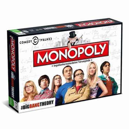  Monopoly Agymenők társasjáték