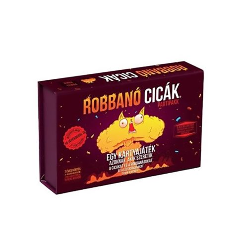  Robbanó cicák parti pakk társasjáték