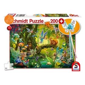   Schmidt Spiele Fairies in the forest (wand), 200 db(56333) Gyerek Kirakó