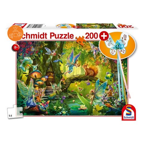  Schmidt Spiele Fairies in the forest (wand), 200 db(56333) Gyerek Kirakó