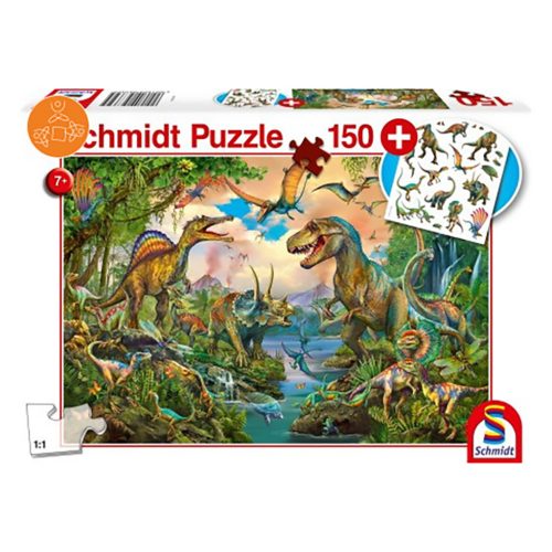  Schmidt Spiele Wild dinosaurs (tattoo), 150 db (56332) Gyerek Kirakó
