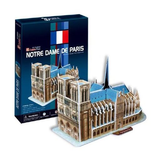 3D puzzle mini Notre Dame (128) - 39 db