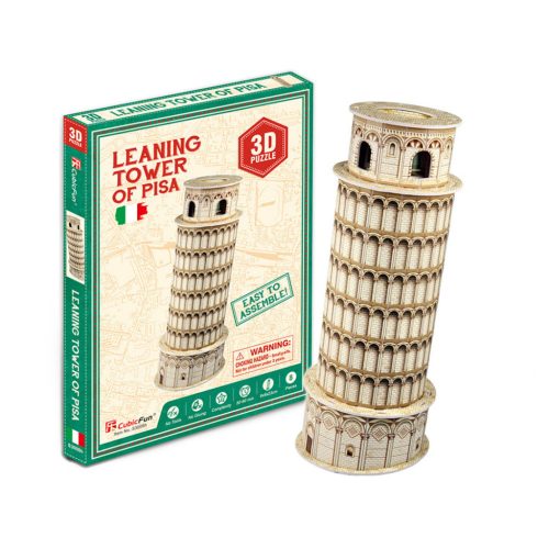  3D puzzle mini Tower of Pisa (081) - 8 db