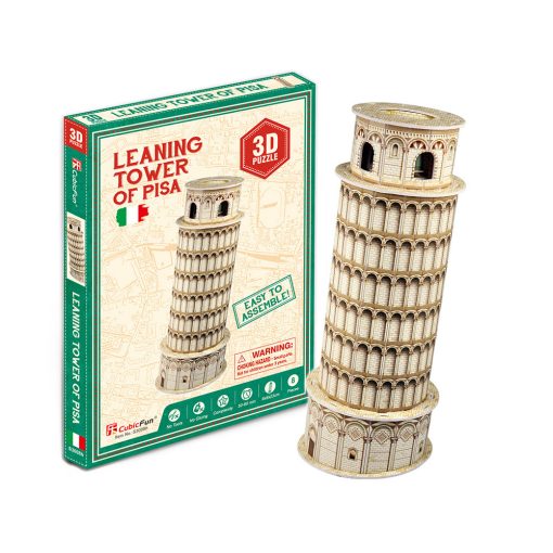 3D puzzle mini Tower of Pisa (081) - 8 db