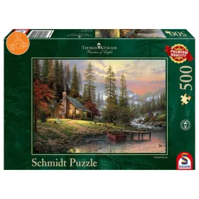    Békés elvonulás, 500 db (58455) Kirakó - Schmidt Spiele (Sérült dobozos!)