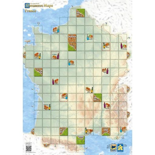 Carcassonne Térkép - Franciaország kiegészítő