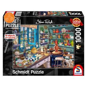  Schmidt Spiele Steve Read: Művész Stúdió, Secret Puzzle, 1000 db (59656) Kirakó