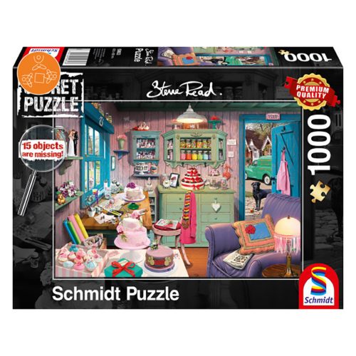  Schmidt Spiele Steve Read: Nagymama szobája, Secret Puzzle 1000 db (59653) Kirakó