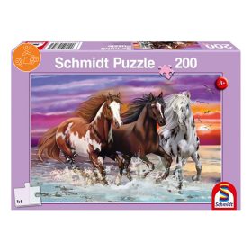   Schmidt Spiele Trio of wild horses, 200 db (56356) Gyerek Kirakó