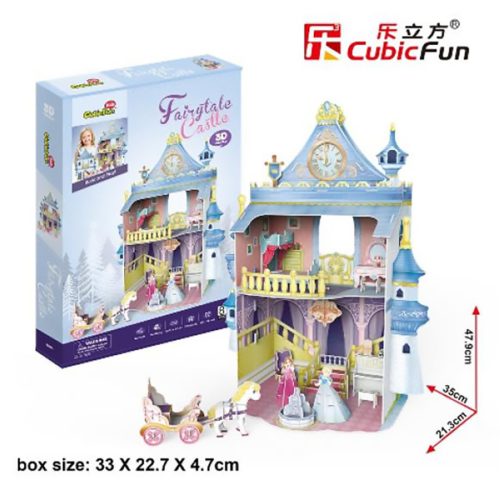  3D puzzle tündérkastély - 81 db