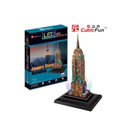 3D puzzle világítós Empire State Building - 38 db