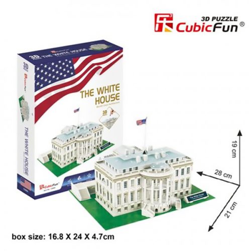  3D puzzle kicsi The White House (2542) - 64 db