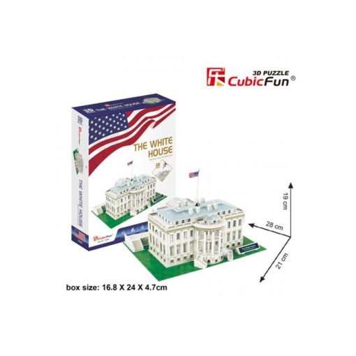 3D puzzle kicsi The White House (2542) - 64 db