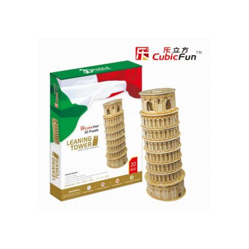 3D puzzle nagy Leaning Pisa Tower - 30 db