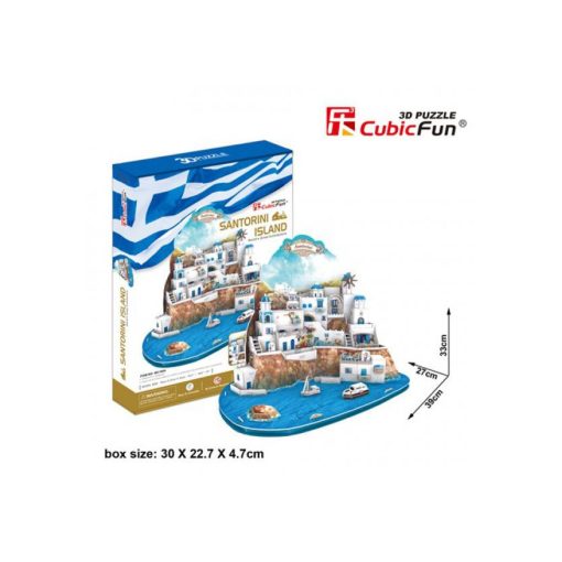 3D puzzle Santorini sziget(951) - 129 db