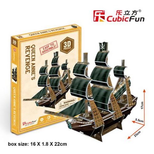  3D puzzle mini Queen Anne s Revenge - 24 db 