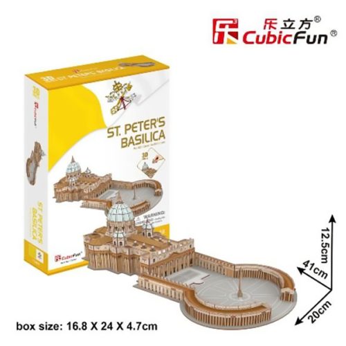  3D puzzle kicsi St. Peter s Basilica - 68 db
