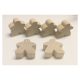Hans im Glück Carcassonne Big-Meeple set natúr kiegészítő