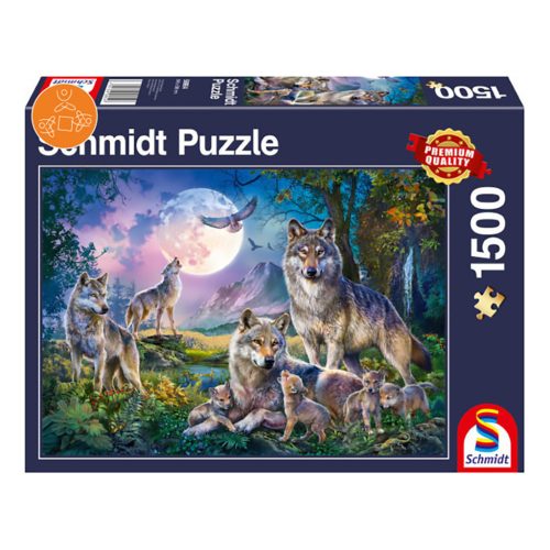  Schmidt Spiele Wolves, 1500 db (58954) Kirakó