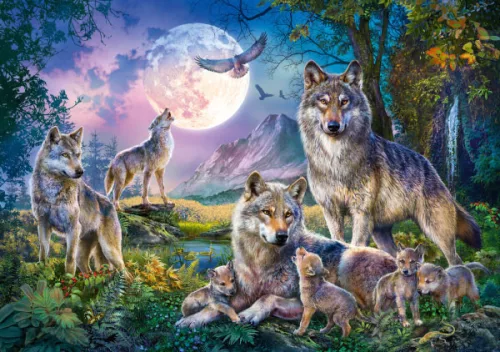 Schmidt Spiele Wolves, 1500 db (58954) Kirakó