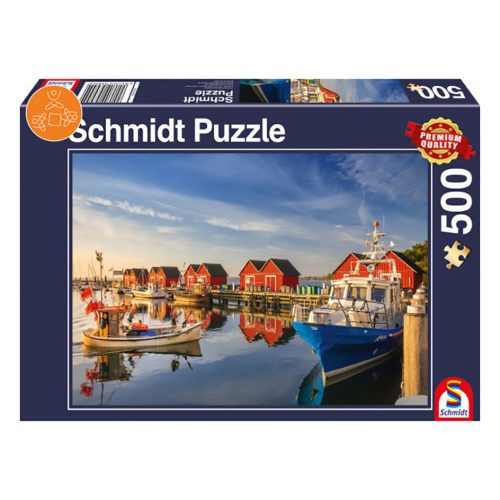  Schmidt Spiele Fishing harbor – Weisse Wiek , 500 db (58955) Kirakó