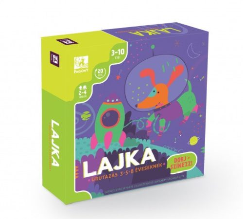  Lajka kártyajáték - űrutazás 3-5-8 éveseknek