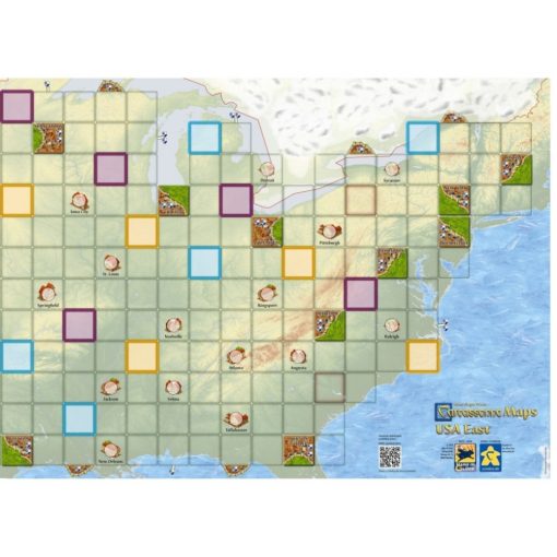 Carcassonne Térkép - USA kelet kiegészítő