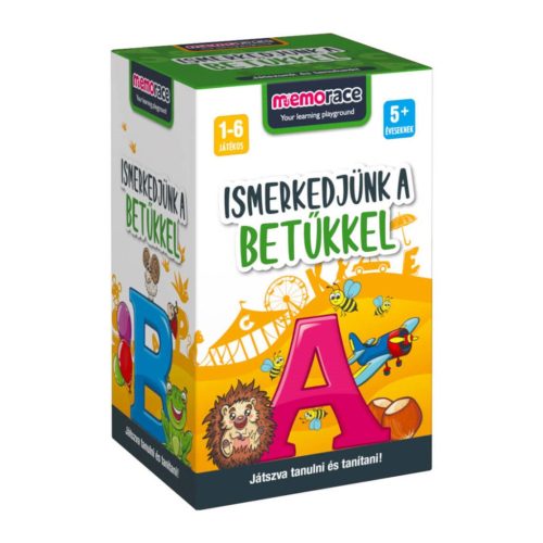  Memorace - Ismerkedjünk a betűkkel! társasjáték
