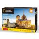  3D puzzle City Travel Paris, Notre Dame - 128 db