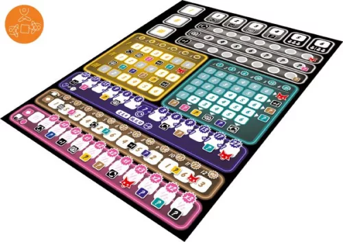 Schmidt Spiele Clever hoch Drei - Triplán okos húzás társasjáték 