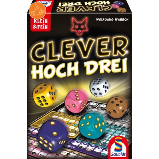 Clever hoch Drei (49384) Clever cubed társasjáték (88411)