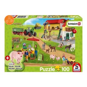   Schmidt Spiele Farm World - Farm and farm shop, 100 db (56404) Gyerek Kirakó