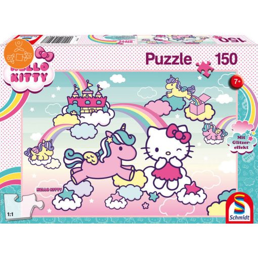 Hello Kitty - Kittys unicorn, with glitter-effect 150 db (56408)