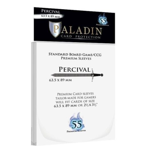 Kártyavédő fólia - Paladin - Percival (63.5x89 mm) 55 db