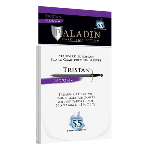 Kártyavédő fólia - Paladin - Tristan (59x92 mm) 55 db