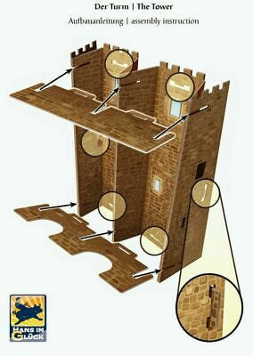 Hans im Glück Carcassonne - Tower/Torony (4. kieg. nélkül) kiegésztő