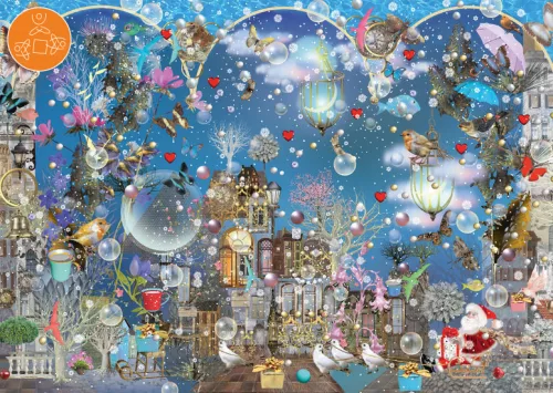 Schmidt Spiele Blue sky of Christmas, 1000 db (59947) Kirakó