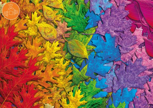 Schmidt Spiele Colorful Leaves, 1500 db (58993) Kirakó