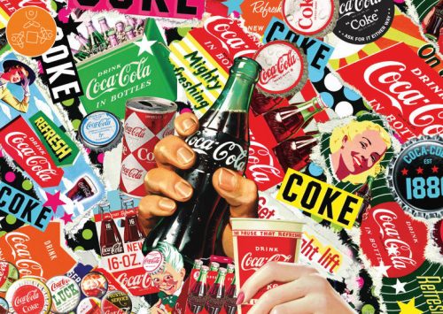 Schmidt Spiele Coca Cola - Coke it is!, 1000 db (59916) Kirakó