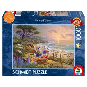   Schmidt Spiele Disney, Donald és Daisy, Egy kacsanapi délután 1000 db (59951) Kirakó