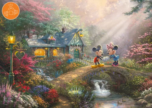 Schmidt Spiele Disney, Mickey & Minnie, 500 db (59928) Kirakó
