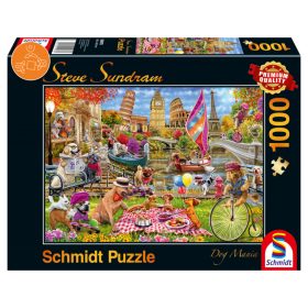 Schmidt Spiele Dog Crazy, 1000 db (59978) Kirakó