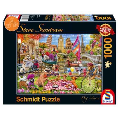  Schmidt Spiele Dog Crazy, 1000 db (59978) Kirakó
