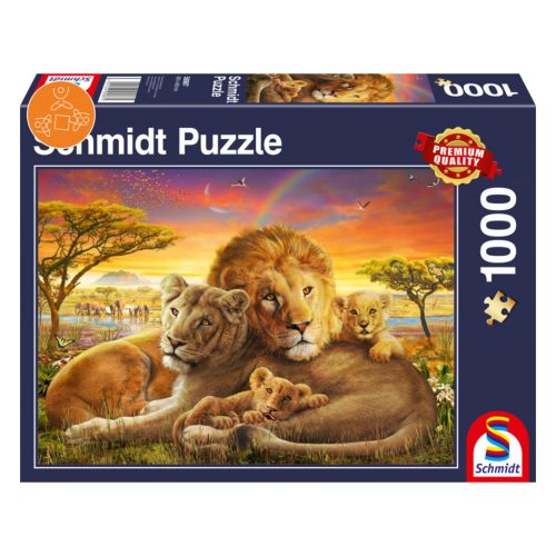  Schmidt Spiele Loving Lions, 1000 db (58987) Kirakó