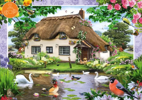 Schmidt Spiele Romantic country house, 500 db (58974) Kirakó