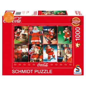   Schmidt Spiele Coca Cola - Santa Claus, 1000 db (59956) Kirakó