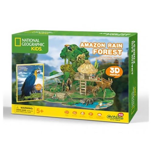  3D puzzle, Amazon őserdő - 67 db