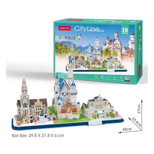  3D puzzle City Line Németo. Bajoro. - 178 db