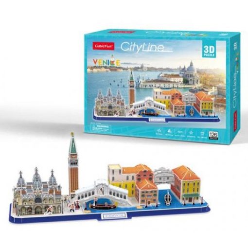 3D puzzle City Line Velence - 126 db