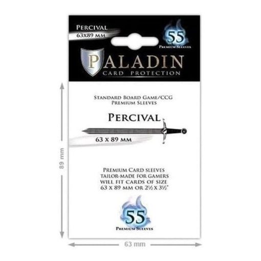 Kártyavédő fólia - Paladin - Percival (63,5x89 mm) 55 db